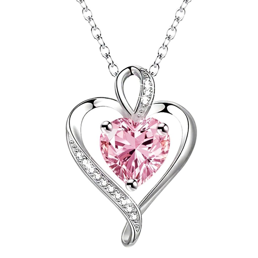 Necklace Unlimited Love Heart Pendant Micro Stone Clavicle Chain Fashion Jewelry Premium Durable Quality Useful