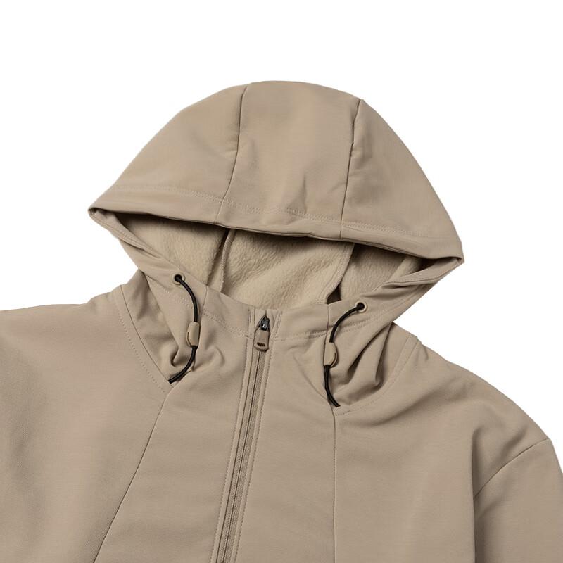 Under Armour Color Block Fitness Training Casual Long Sleeve Jacket Men Outerwear Khaki 1320950-299