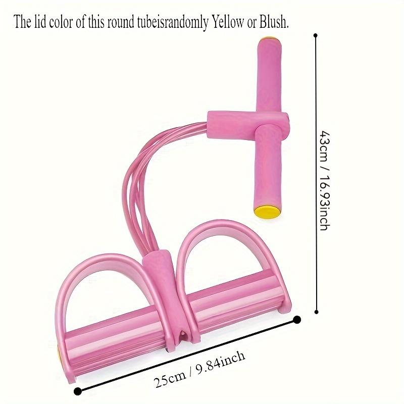Taśma oporowa do domowej siłowni - 4 elastyczne liny do ćwiczeń całego ciała, ćwiczenia brzucha, wioślarze i sprzęt fitness - poprawia siłę i elastyczność