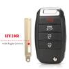 jingyuqin 10pcs 4Button Flip Remote Key Case Shell For KIA K2 K3 K4 K5 Ceed Rio Carens Cerato Sportage Optima Forte Soul Sorento