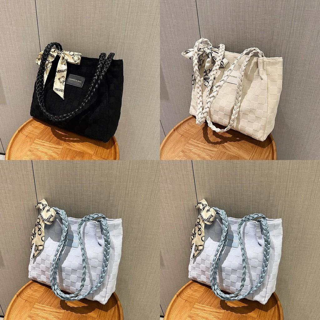 Spacious Vintage Canvas Tote Bag For Women 2023 Trendy Fashionable Shoulder Bag