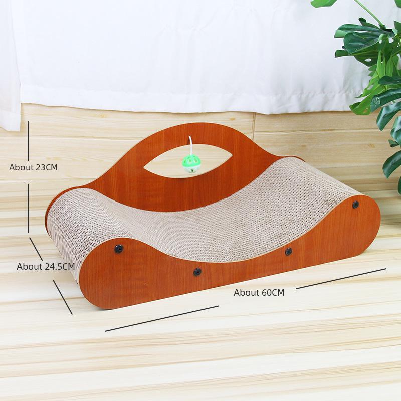 Slijtvaste U-vormige Kattenbank en Krabplank