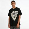 Vintage Cassette Wings LOOPER Graphic Tee Retro American Style Unisex Loose Crewneck Short Sleeve Pure cotton T-shirt
