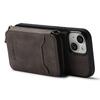 LC.IMEEKE L6 For iPhone 13 Mini/12 Mini Magnetic Case Detachable Zipper Wallet Leather Coated PC + TPU Phone Cover