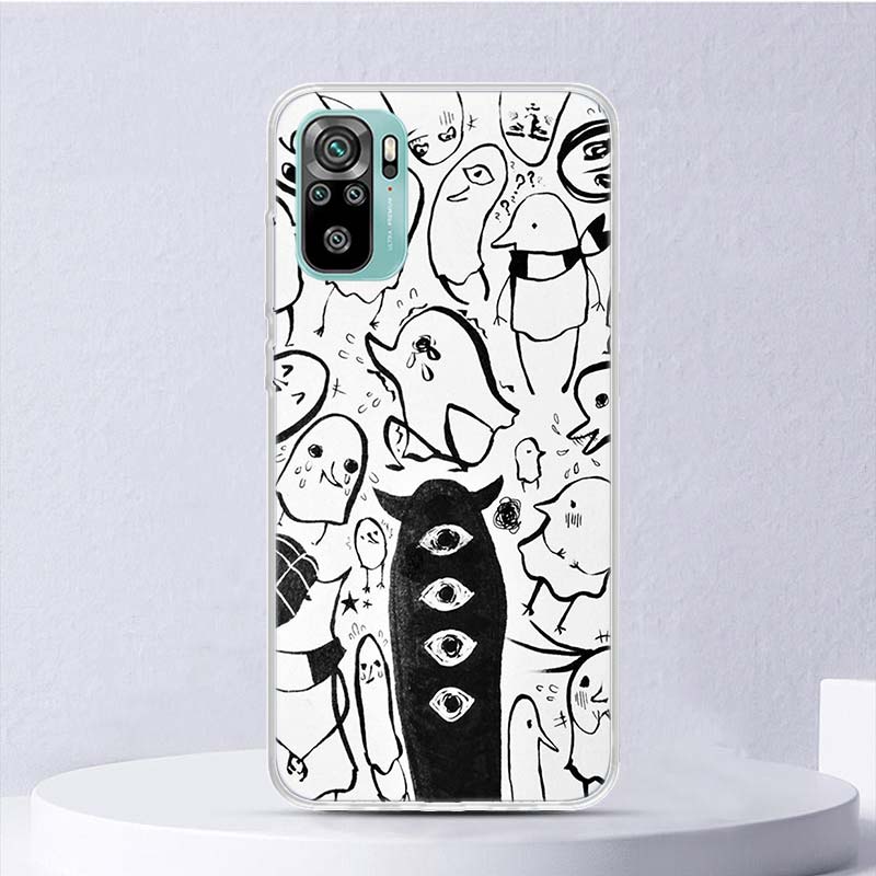 Oyasumi Punpun Soft Case For Xiaomi Redmi Note 14 13 12S 11S 10S 12 Pro Plus Phone Cover 11 10 11E 11T Note14 Shell Coque Note 1