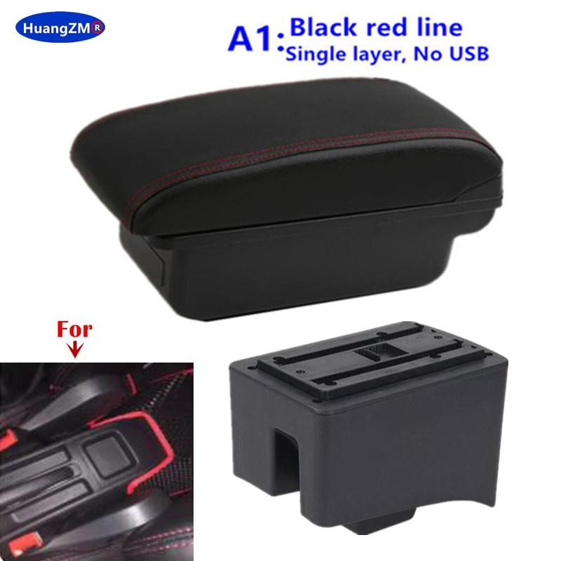 For Volkswagen Polo Armrest Box For Volkswagen VW Vento Polo V 2009-2020 Car Armrest box Storage box Retrofit Car Accessories