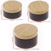 200ml 250ml 300ml 500ml Empty Random Color Pet Jars Containers With Imitation Wood Texture Lid Jar Home Plastic Seasoning Bottle