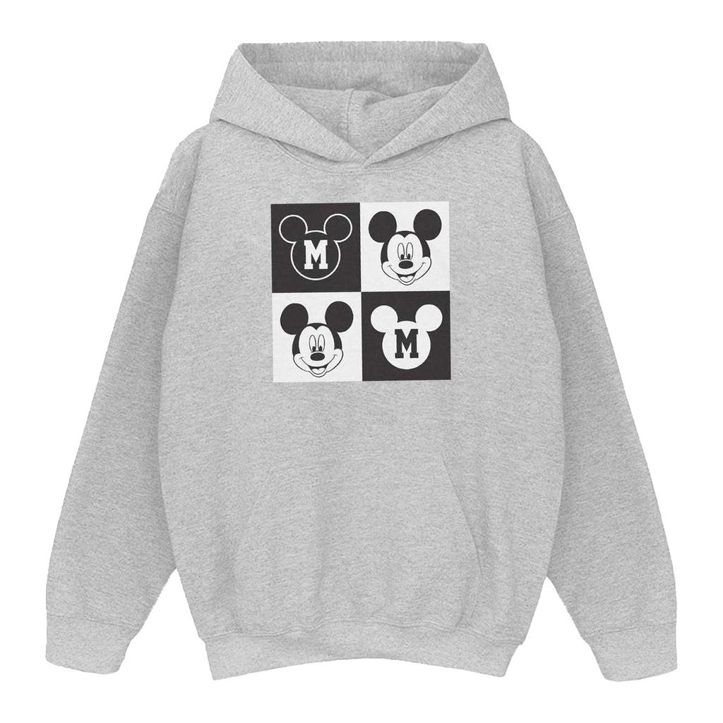 Disney Boys Mickey Mouse Smiling Squares Hoodie