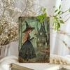 Chic Witch-Themed Metal Wall Art - 8x12" Vintage Tin Sign with Pre-Drilled Holes, Easy To Hang | Perfect for Bedrooms, Bathrooms