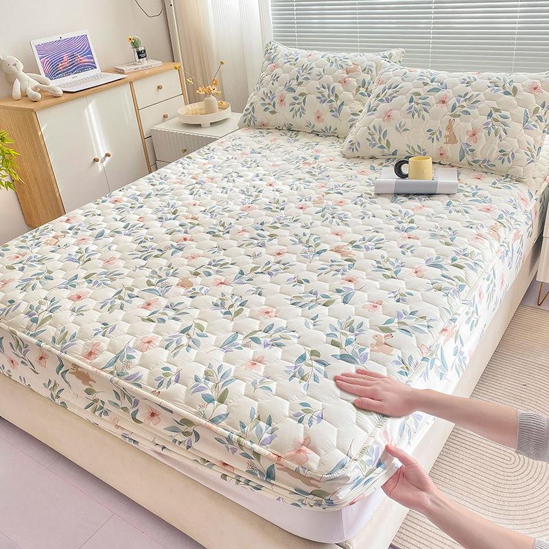 New Class a All Cotton Quilted Fitted Sheet Waterproof To Prevent Leakage of Urine Mattress Cover