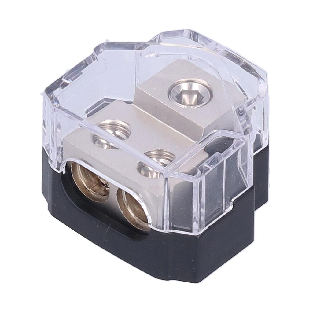 1 Inn 2 Ut Strømfordelingsblokk Sikringsholder 60A for Bil Lastebiler Båter Bobiler