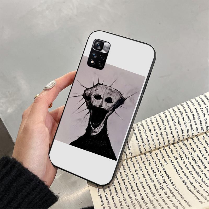 Phone Case For Xiaomi Poco C71 15T 14T Pro Redmi Note 15 14 14 13 Pro Redmi A5 15C 13C Horror Ghost Girl Art