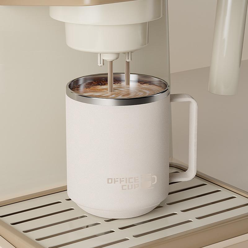 500ml Insulated Coffee Mug 304 Stainless Steel Double Wall Milk Cup WIth Handle Leak-proof Drinking Bottle Drinkware for Student