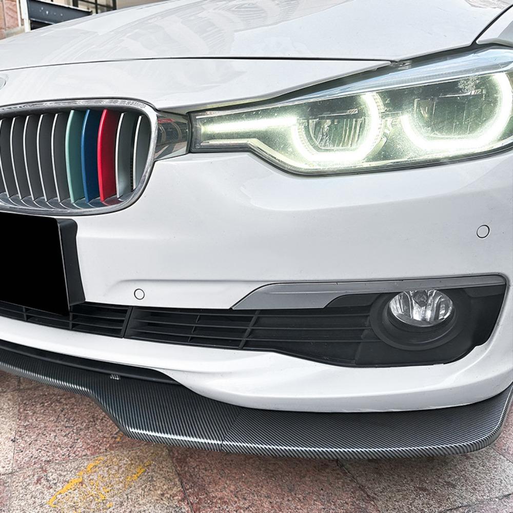 Labio Splitter Chin Spoiler Delantero Para BMW Serie 3 F30 F31 2013-2019 Parachoques Estándar Kit de Carrocería de Modificación Exterior Accesorios