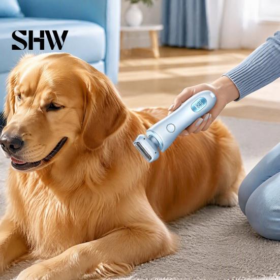 Bikini Trimmer Razor Women Electric Shaver with 2 Heads, LED Display Display, Hair Removal Epilator for Face Eyebrow Body Underarms Legs Shaving