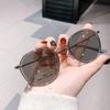 Women'S Photosensitive Color-Changing Glasses Fashion Color-Changing Flat Glasses Anti-Ultraviolet Color-Changing Myopia Glasses Frame