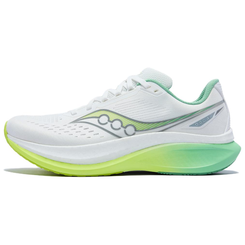 Saucony Tide 4 Comfortable Soft Mesh Breathable Rebound Running Shoes Unisex sneaker White S28279-4 35.5