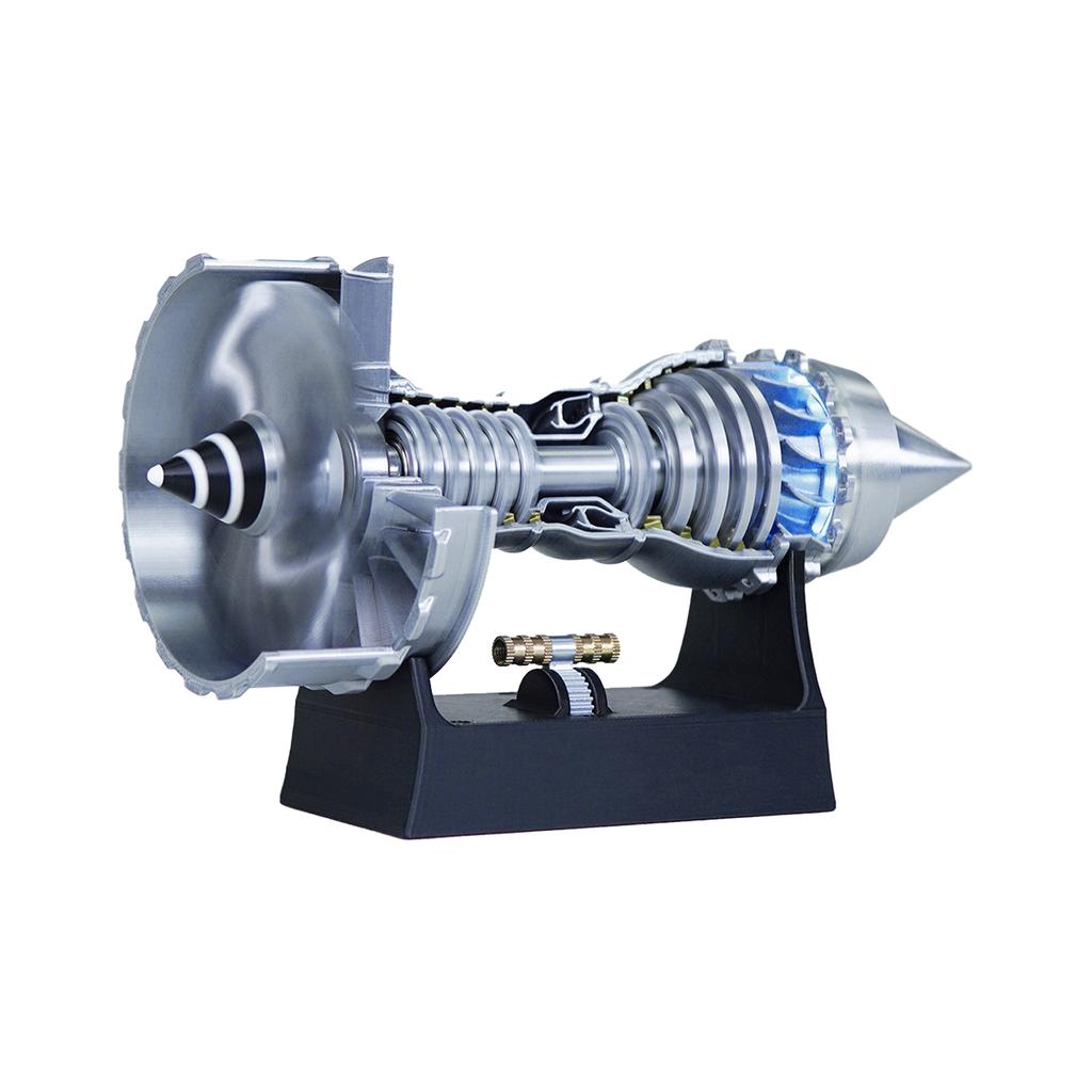 TR900 Motore Turbofan Aeronautico Modello di Aeroplano Kit Motore per Aeroplano Modello di Motore Turbojet Regalo per Adulti Giocattolo Educativo di Scienza Meccanica