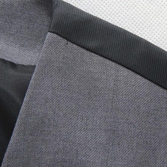 Men Waistcoat V Neck Formal Sleeveless Single-breasted Spring Vest for Work