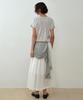 Simeteuligpeosenteu Diagonal Shirring Top / Gray Beige