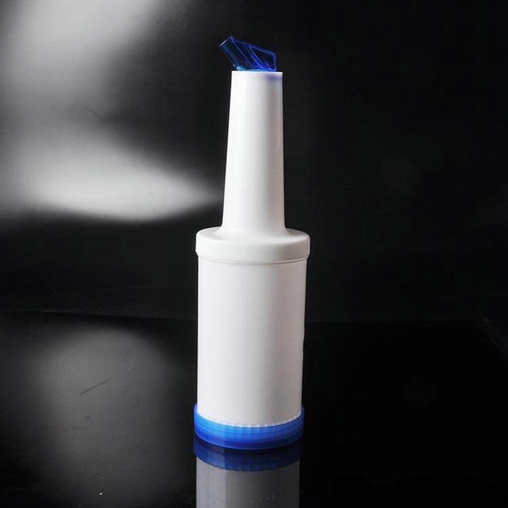 

Detachable Juice Bottle Reusable Liquid Condiments Dispenser Sauces Bottle Restaurants 0.5L синий