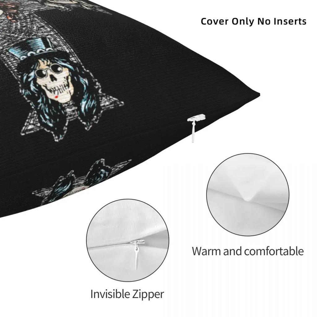 Guns N Roses Rock Roll Kissenbezug GNR Kissenbezüge Vintage Dekorative Kissenhülle für Zuhause