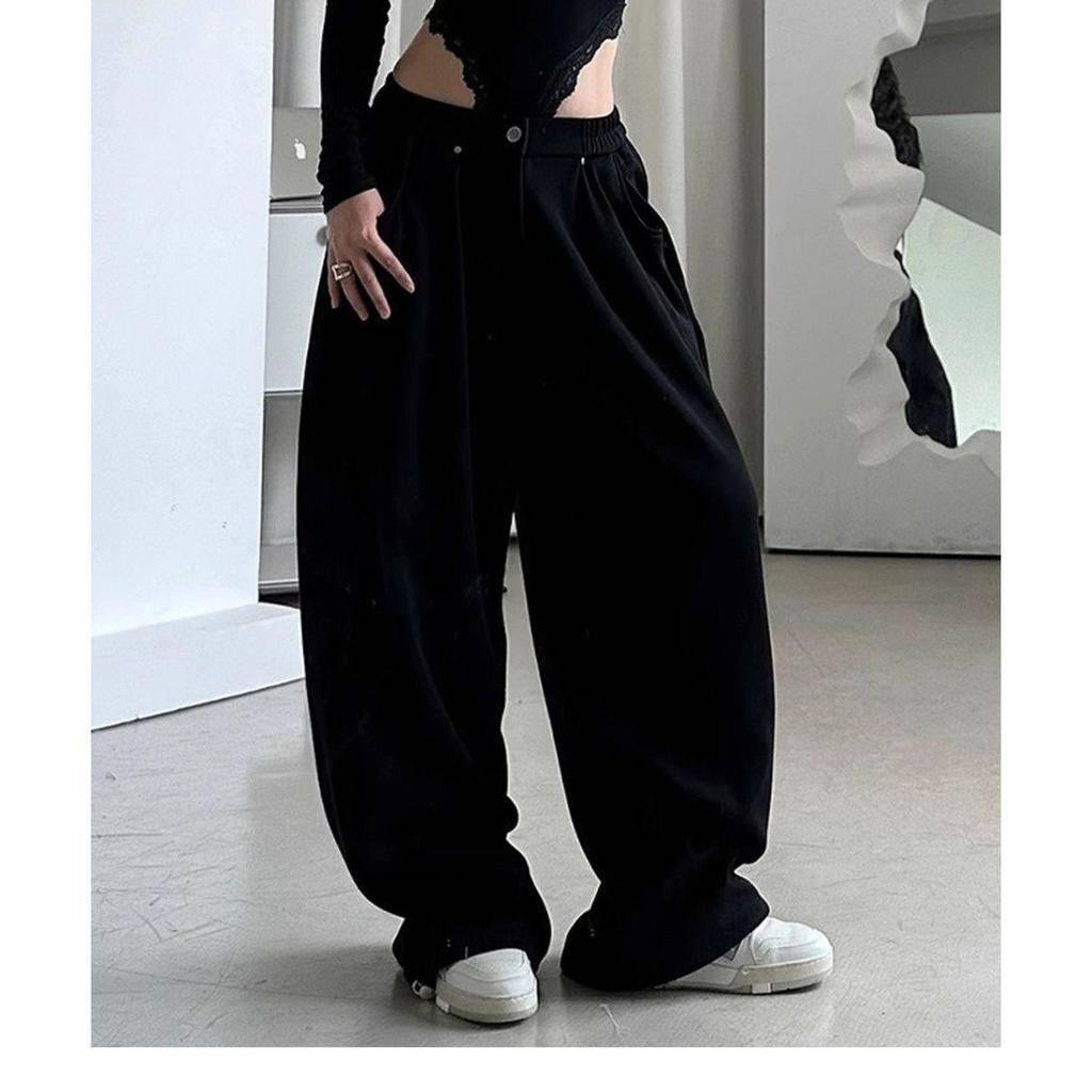 Damen American Retro Faule Sommer Weite Hosen