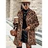 2025 Winter Leopard Print Long Sleeve Coat