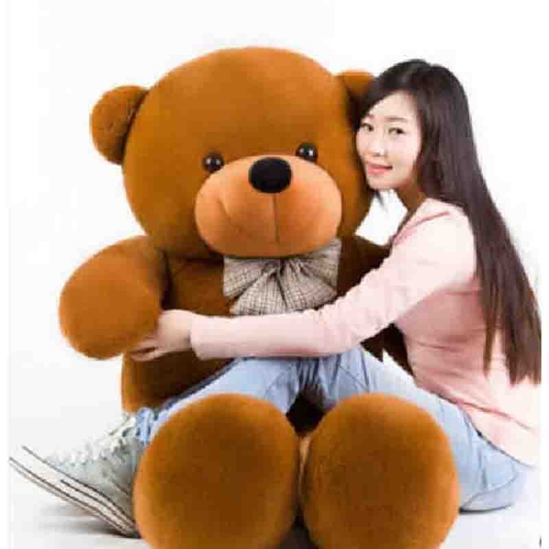 

Плюшевый мишка, плюшевая игрушка, милый медведь, кукла, детский обнимающий медведь, спальная подушка для девочки, лучший друг, подарок на день рождения, кукла, каваи 100CM
