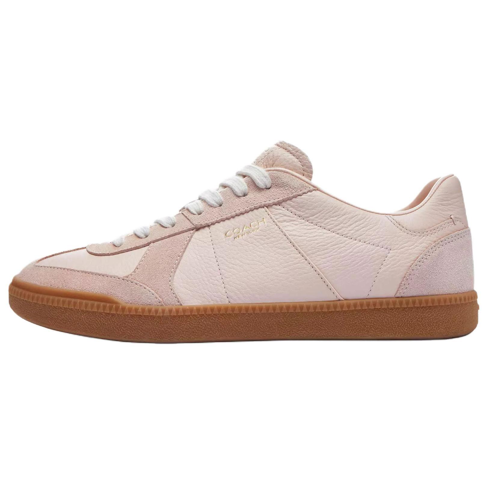 

Coach Ellis Кожа Замша Круглый Носок Шнуровка Низкие Кроссовки Женские кроссовки Розовый CAQ33-BLH 36.5