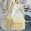 Schoolbag Japanese ins Small fresh and sweet schoolbag Fashion versatile Middle school student backpack Large capacity lightweight backpack