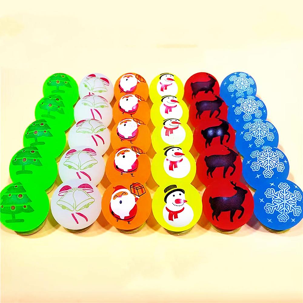 

12/30 шт 25 мм светящиеся в темноте детские рождественские сувениры надувные шары игрушки подарки на день рождения сувенир пиньята наполнитель карнавальные призы