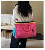Fashionable Large-Capacity Lightweight Travel Bag for Women and Men - Handheld, Shoulder, Crossbody, Sports, Fitness, Patchwork Storage Luggage Bag