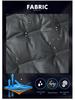 2025 Winter Men's Shiny Leather Hooded Down Jacket - Casual, Warm, Pure Color Outerwear