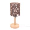 Rattan Lampshade 11.5X14.5Cm Pendant Lamp Shade Bohemian Style Handwoven Lampshade Home Cafe El Ceiling Lamp Light Cover