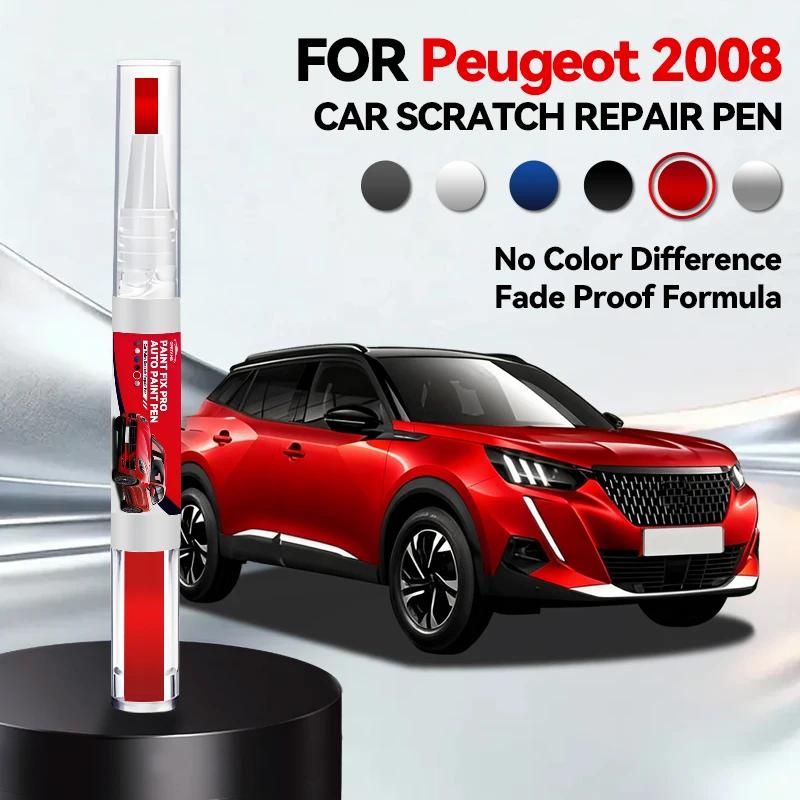 Car Dedicated For Peugeot 2008 2013-2025 P21 P54 Paint Repair Pen Touch Up Scratch Remover DIY Auto Accessories Black White Grey