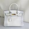This Crocodile-patterned Cowhide Women's Bag Is a Fashionable Hand-shoulder Crossbody Bag with a Sense of Luxury and Elegance