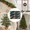Christmas Tree Ornaments Set 12 Pieces Colorful Modern Art Rhinestone Decorative Ball Christmas Tree Ornaments for Home Wall