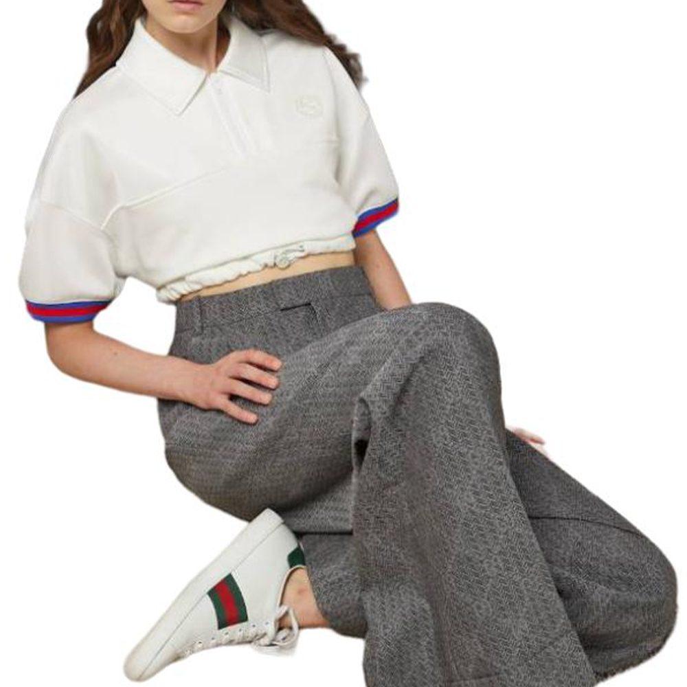 GUCCI Logo Patch Polo Shirt 773728-XJF8V-9088
