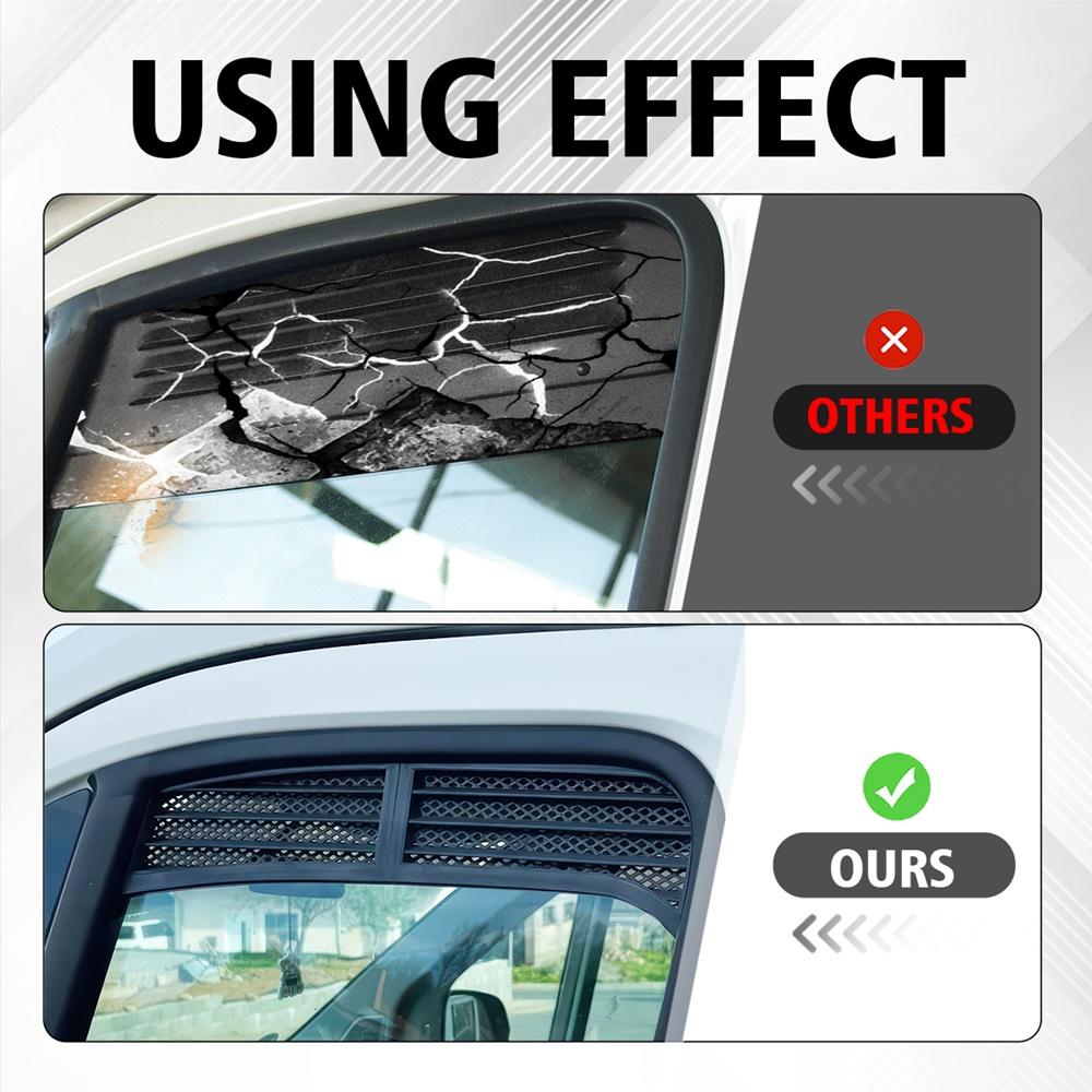 2PCS Ventilation Grilles Fly Screens For Ducato Boxer Jumper Anti Mosquito Grille For Automobiles
