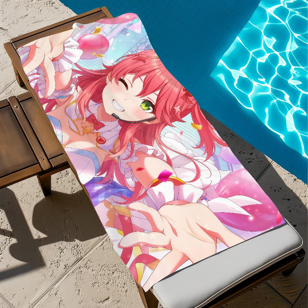 

Singer S-Sakura Miko Towel Beach Bath Quick-Drying Lightweight Portable Sauna Camping Swim Pool Travel W30*H60(CM)