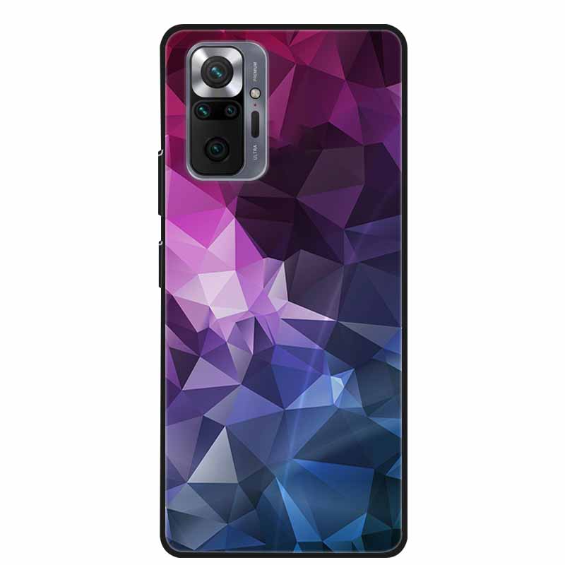 

For Xiaomi Redmi Note 10 Pro Case Fashion Soft Silicone Phone Cover for Redmi Note10 Pro Max Coque M2101K6G Bumper Cool Funda For Redmi Note10 Pro