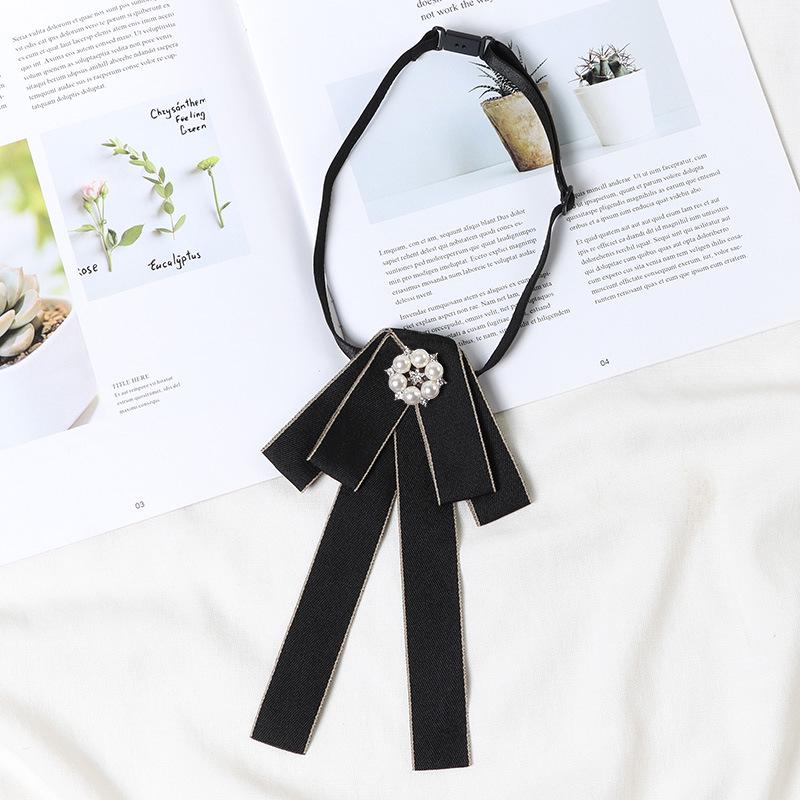 

Женский профессиональный черный галстук-бабочка аксессуар для воротника рубашки