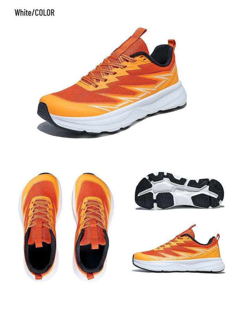 Plus Size Men's Wide-Toe 48 Casual Sports Shoes - Wear-Resistant, Shock-Absorbing Mesh for Hard Courts