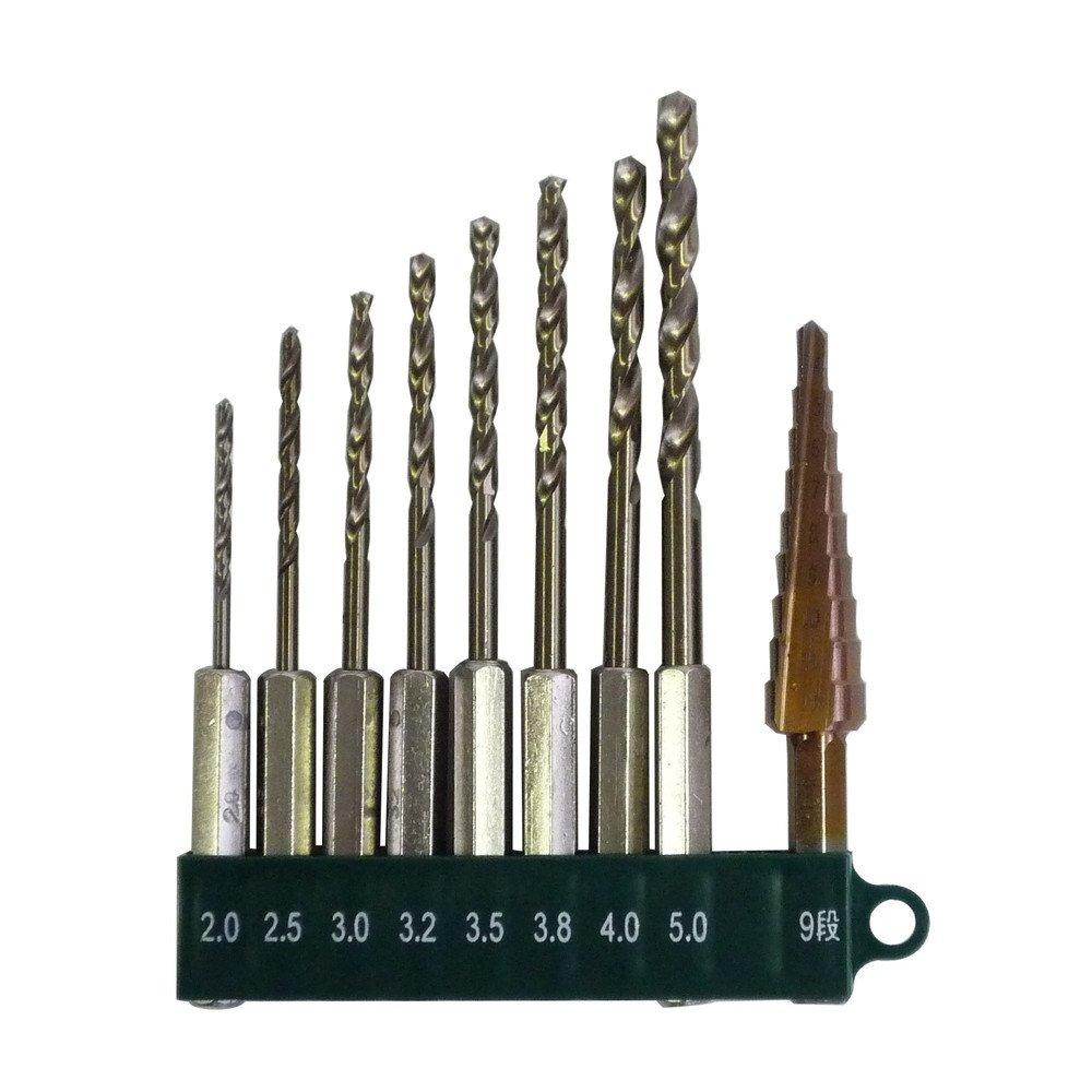 

GREATTOOL Stainless Steel Drill Step Drill 9PCS & GTCS-9