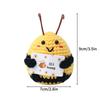 Cute Handwoven Positive Energy Duck Ornaments Bee Sunflower Crochet Ornament Room Decor Gift for Guests Car Interior Accessorie