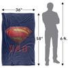 Superman Man Of Steel Dad Soft Touch Blanket