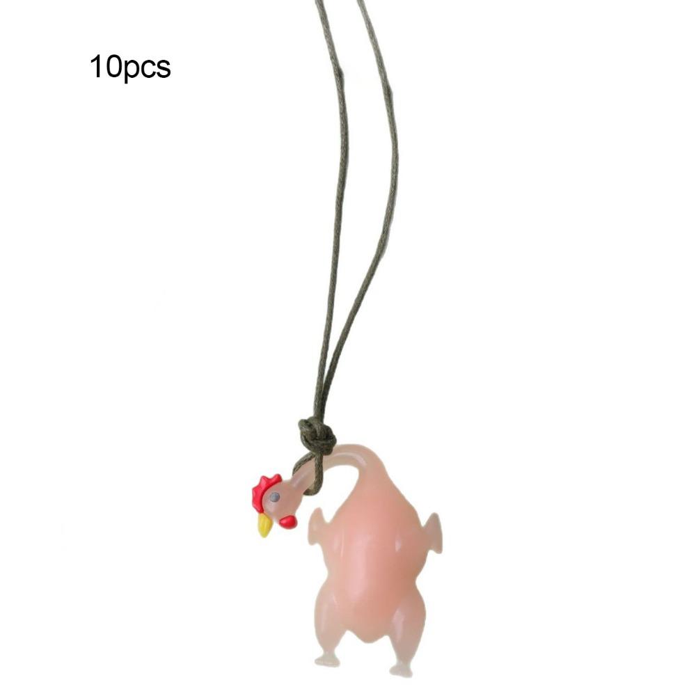 10pcs Temperature Reminder Car Hanging Pendant Uv Sensitivity Rearview Mirror Decoration  Women