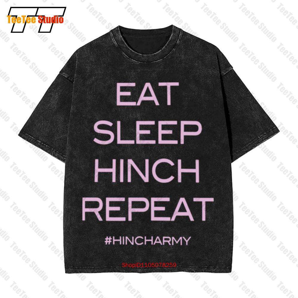 Mrs Hinch Eat Sleep Hinch Repeat Hincharmy Vintage Oversized TShirt VIK S
