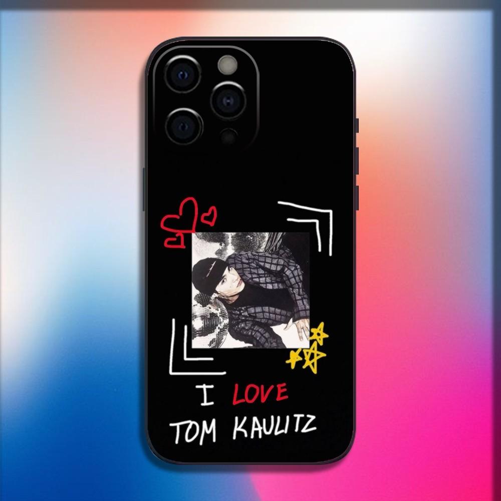 Singer T-Tom Bill Kaulitz Phone Case For iPhone 16,15,14,13,12,11,Pro,X,XS,Max,XR,Plus,Mini Soft Black Cover
